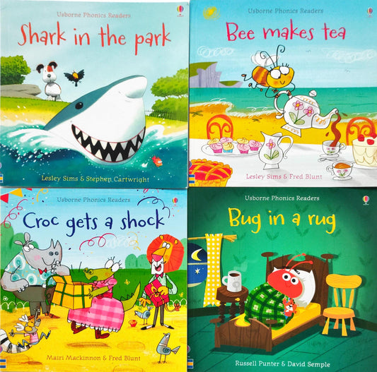Usborne Phonics Reader Combo Set 28 (4 Books)