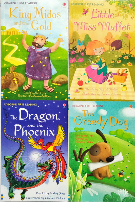 Usborne First Reading Combo Set 24 (4 Books)