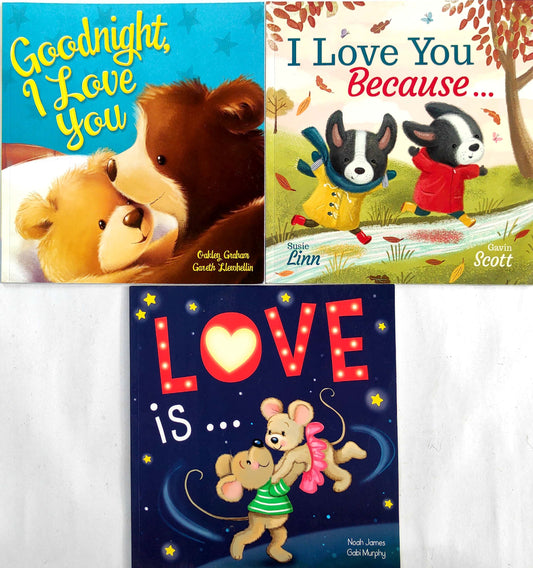 Love & Bedtime Picture Book Set, Age 3+ (3 Books)