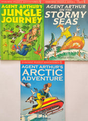 Usborne Puzzle Adventure Combo (3 Books)