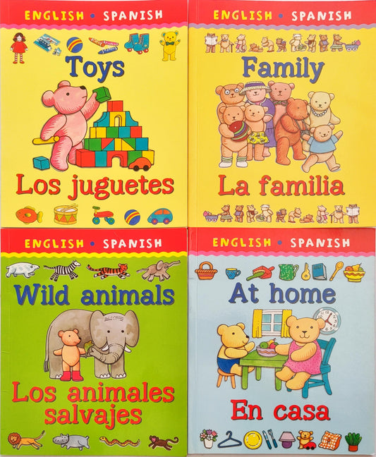 English to Spanish Combo Set 2 (4 Books)