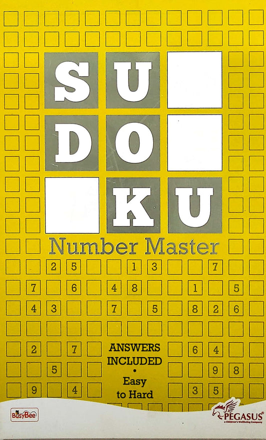 Sudoku Number Master (Medium Size Book)