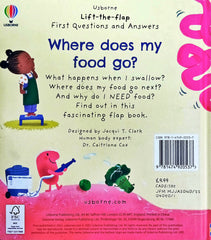 Usborne Where Does My Food Go ? (Lift the Flap )