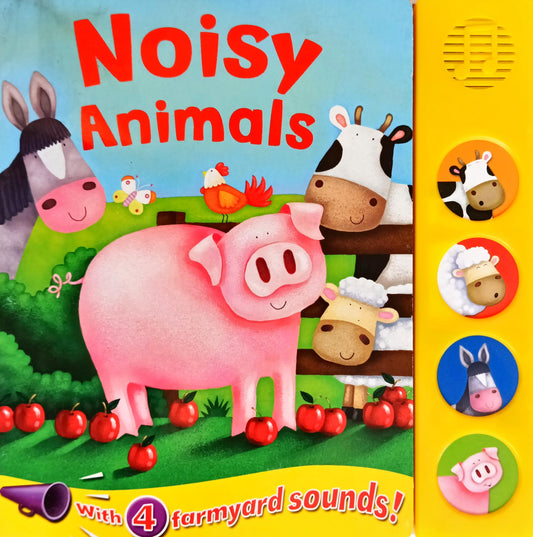 Noisy animals with 4 farmyard sounds