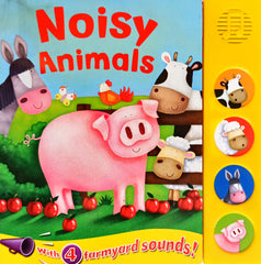 Noisy animals with 4 farmyard sounds
