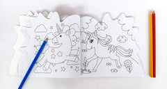 Unicorn Colouring Fun book