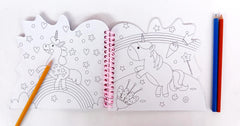 Unicorn Colouring Fun book