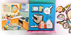 My Press Out Kitchen Cook & Dine Set with Interactive Fun Puzzles