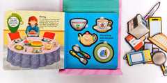 My Press Out Kitchen Cook & Dine Set with Interactive Fun Puzzles