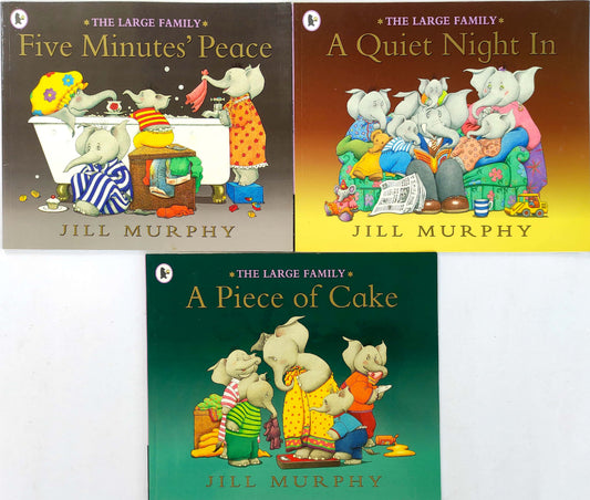 Jill Murphy The Large Family Story Set, Age 3+ (3 Books)