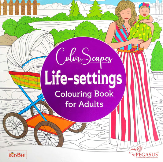 Life settings Colouring book for Adults