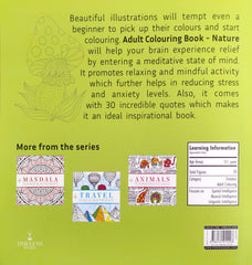 Nature Colouring book for Adults