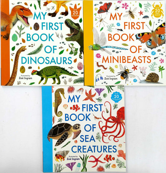 My First Book of Nature Set, Age 3+ (3 Books)
