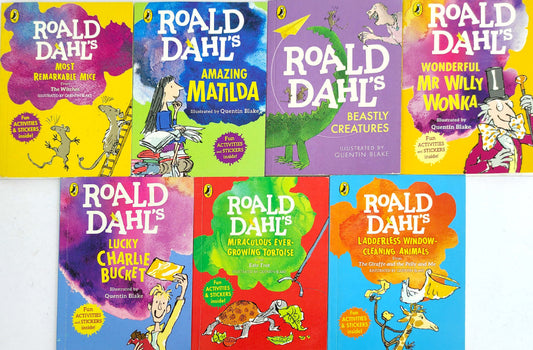 Roald Dahl Mini Story Set, Age 6+ (7 Books/Pocket SIze Book)