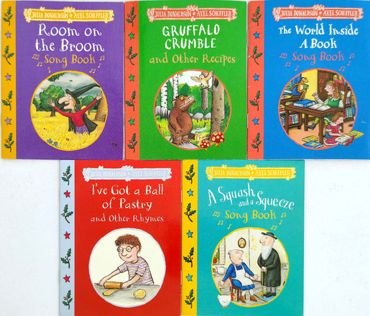 Julia Donaldson Song Book Set, Age 3+ (5 Books/Pocket Size Book)