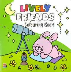 Lively Friends Colouring Book