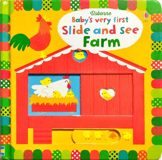 Usborne Baby's very first Slide and see Farm (Push Pull)