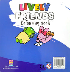 Lively Friends Colouring Book