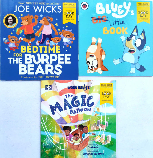 World Book Day Story Set 2, Age 3+ (3 Books/Pocket Size Book)