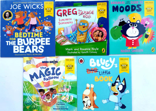 World Book Day Story Set 3, Age 3+ (5 Books/Pocket Size Book)