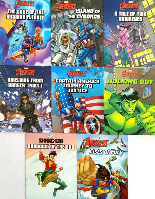 Marvel Avengers Story Set, Age 5+ (8 Books/Pocket Size Book)