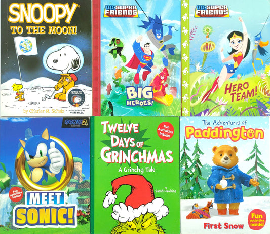Character Stories with Activities Set, Age 4+ (6 Books/Pocket Size Book)