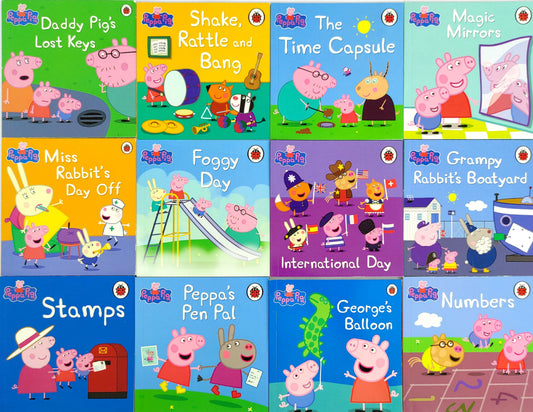 Peppa Pig Story Set, Age 3+ (12 Books/Pocket Size Book)