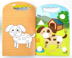 Farm Animals Colouring & Sticker Book