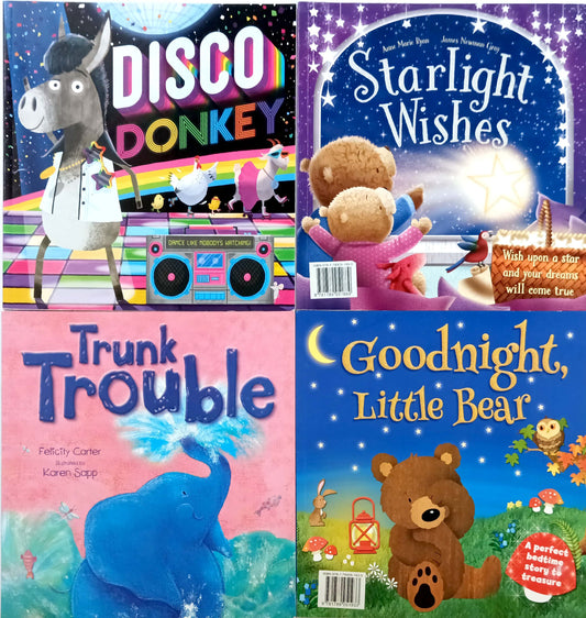 Bedtime & Fun Picture Book Set, Age 3+ (4 Books)