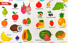Learning My First Fruits and Vegetables Board Book