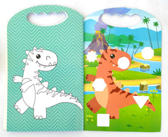 Mighty Dinosaurs Colouring & Sticker Book