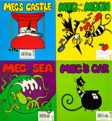 Meg and Mog Story Set (Helen Nicoll & Jan Pienkowski), Age 3+ (4 Books)