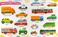 Learning My First Vehicles Board Book