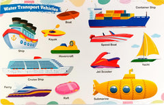 Learning My First Vehicles Board Book