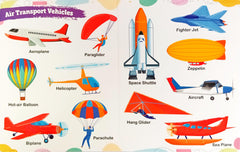 Learning My First Vehicles Board Book