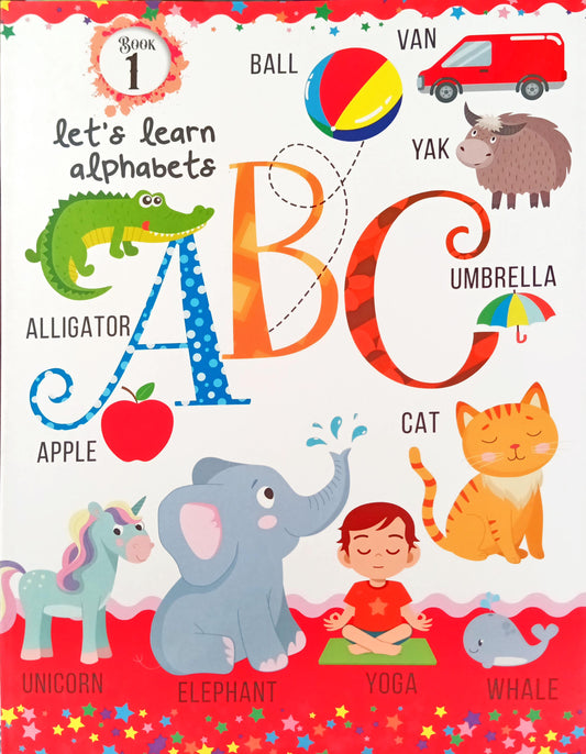 Let's Learn Alphabet ABC (Book 1)
