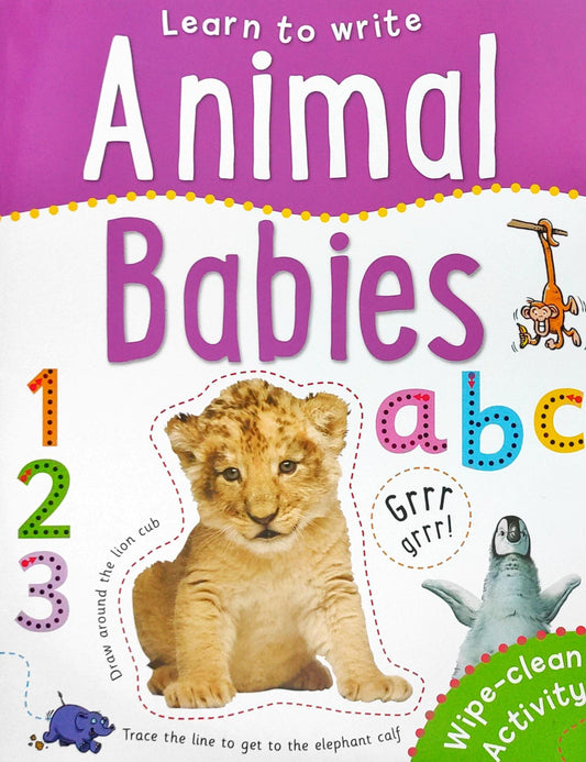 Learn to Write Animal Babies (Wipe and Clean)