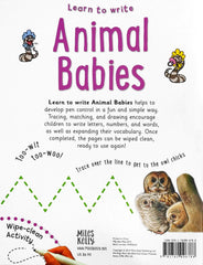 Learn to Write Animal Babies (Wipe and Clean)