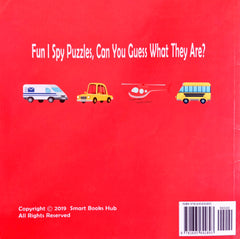 I spy book for Toddlers Transport Vehicles and Things that go