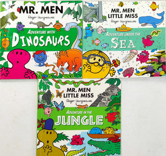 Mr Men and Little Miss Combo 4 (3 Books)