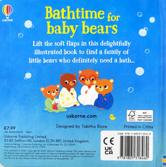 Bathtime for Baby Bears (Usborne Soft Flaps)