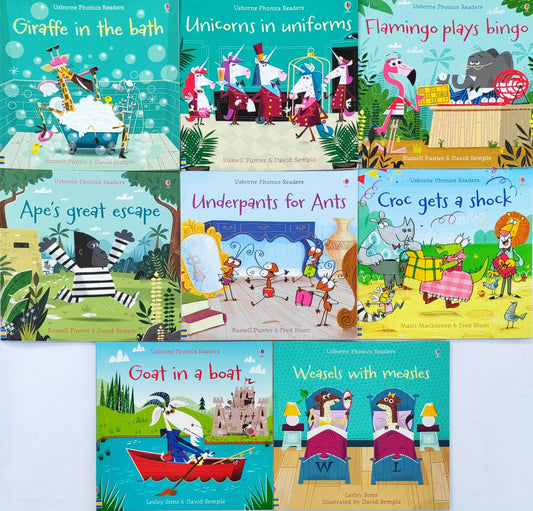 Usborne Phonics Reader Combo Set 31 (8 Books)