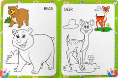 My First Animals Copy to Colour Book