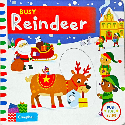 Busy Reindeer (Push Pull Slide)