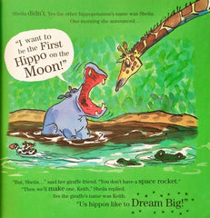 The First Hippo on the Moon