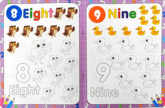 My First Numbers Copy to Colour Book