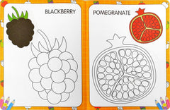 My First Fruits Copy to Colour Book