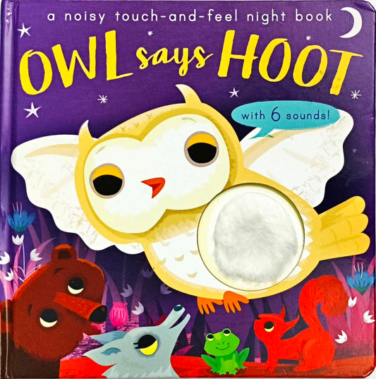 Owl Says Hoot (Sound Book/ With Touch and Feel)