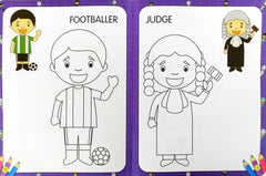 My First Professions Copy to Colour Book