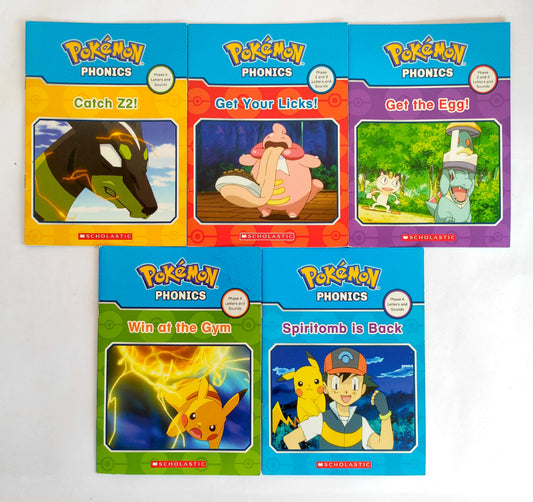 Pokemon Phonics Combo (5 Books)